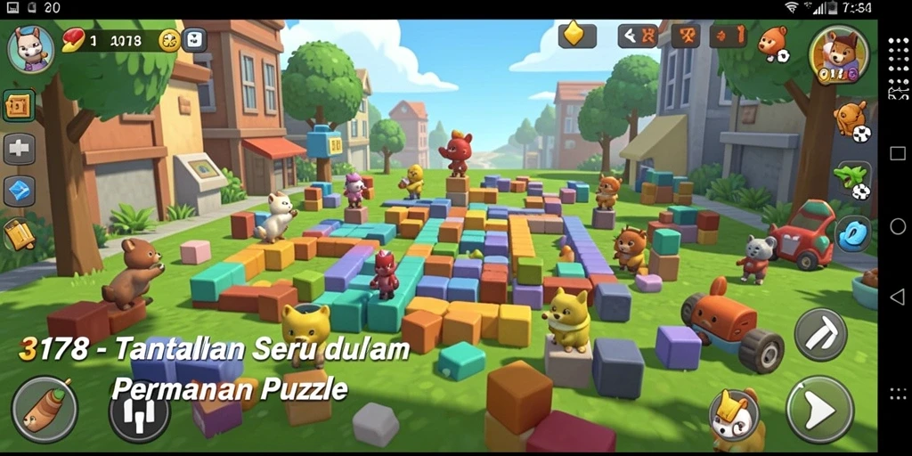 Screenshot game 3178 menunjukkan gameplay puzzle yang seru dan menantang.