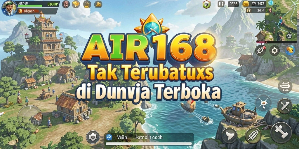 Tampilan gameplay yang menakjubkan dari AIR168 dalam dunia Open World.