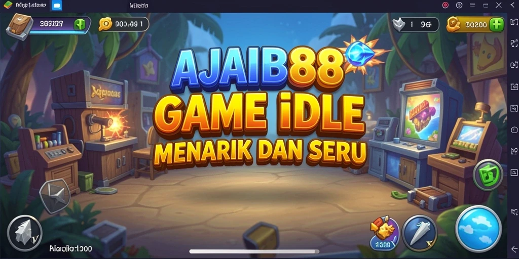 Screenshot AJAIB88 menunjukkan karakter unik dalam action Idle.