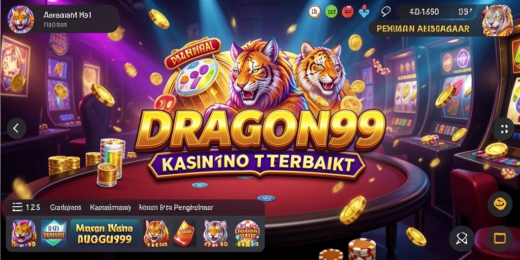 Screenshot utama DRAGON99 menampilkan gameplay Kasino yang menarik.
