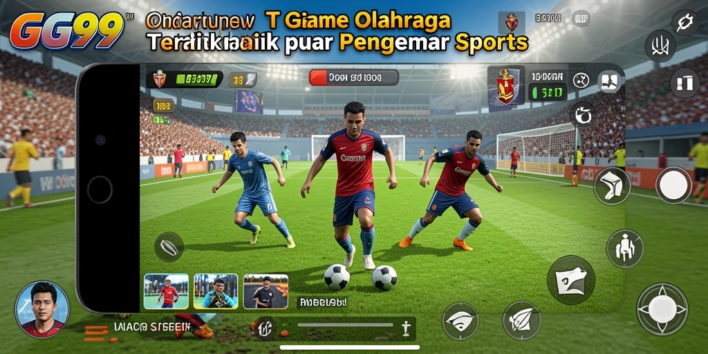Tampilan gameplay GG99 dengan berbagai olahraga yang mendebarkan.