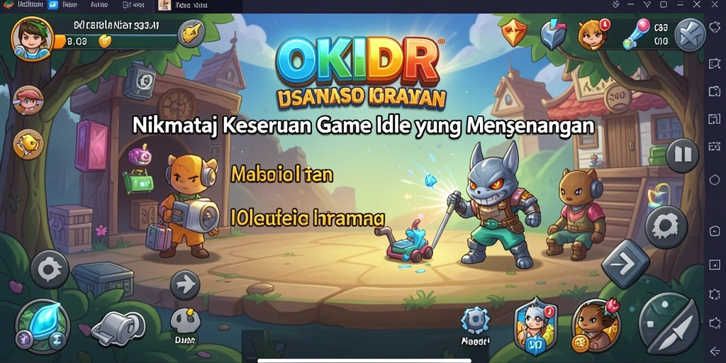 Tampilan gameplay OKIDR yang menarik dan interaktif.