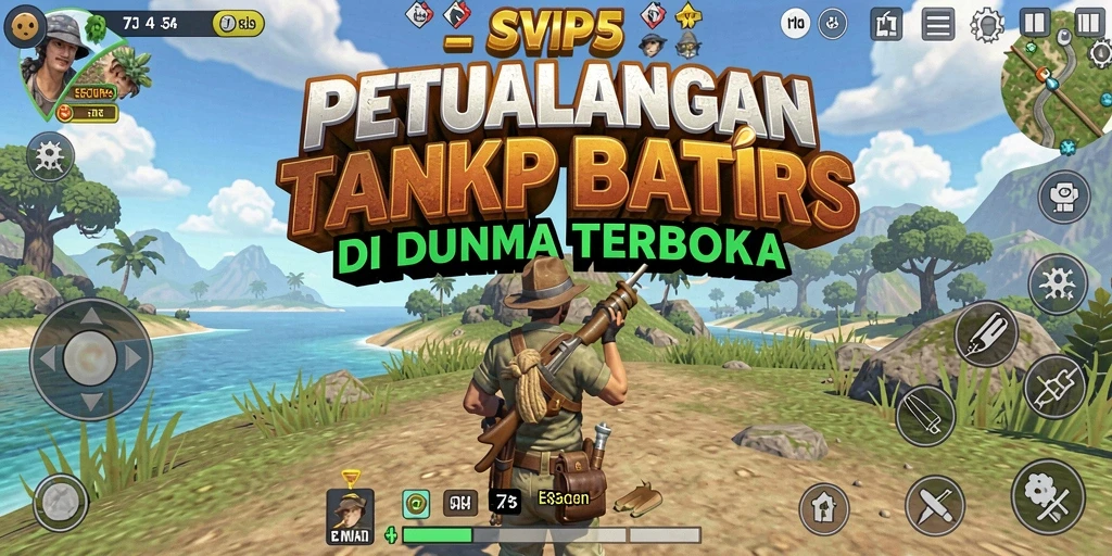 Tangkapan layar SVIP5 menampilkan pemandangan dunia terbuka yang menakjubkan dan gameplay yang seru.