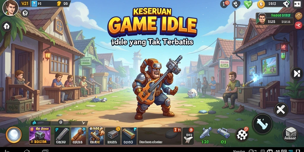 Gameplay seru dan menarik dalam V21 dengan karakter yang menawan.